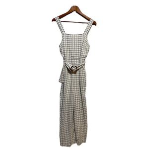 NWT American Eagle Outfitters Plaid Romper
Jumpsuit Black white